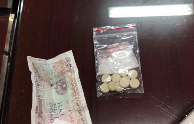 Tang vật thu giữ.