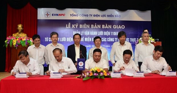 Điện miền Bắc chuyển giao quản lý vận hành lưới điện 110kV