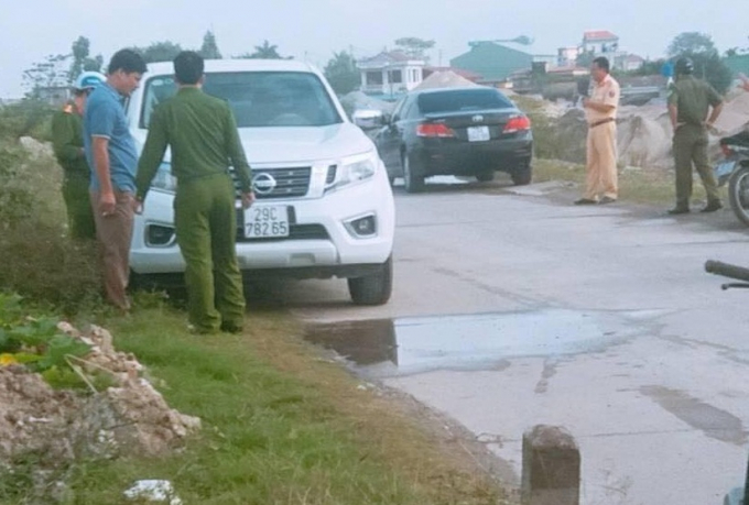 Hiện trường ph&aacute;t hiện vụ việc.