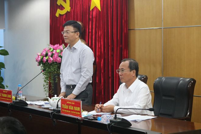 Bộ trưởng l&agrave;m việc với Thường trực Tỉnh ủy B&igrave;nh Dương.