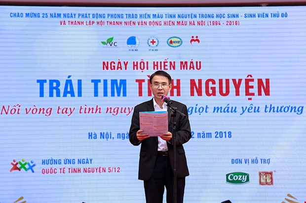 BSCKII. Phạm Tuấn Dương - Ph&oacute; Viện trưởng khẳng định nhu cầu m&aacute;u dịp cuối năm v&agrave; Tết Nguy&ecirc;n đ&aacute;n cần tối thiểu 90.000 đơn vị m&aacute;u