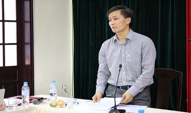 Thứ trưởng Nguyễn Kh&aacute;nh Ngọc ph&aacute;t biểu tại buổi l&agrave;m việc&nbsp;