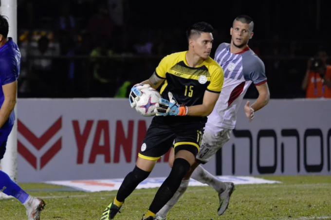 Thủ m&ocirc;n Philippines mong chờ ph&eacute;p m&agrave;u ở Mỹ Đ&igrave;nh