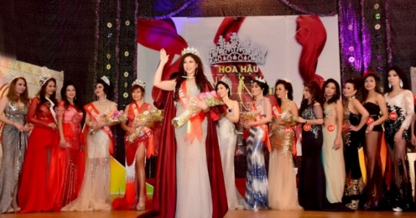 Người đẹp Sarah Thiện Lê đăng quang Hoa hậu doanh nhân nhân ái 2018