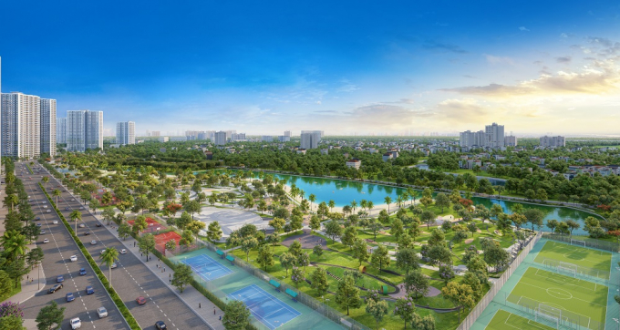 VinCity Sportia sở hữu quần thể thể thao li&ecirc;n ho&agrave;n ngo&agrave;i trời hiện đại v&agrave; quy m&ocirc; lớn nhất Việt Nam (ảnh chỉ mang t&iacute;nh minh họa)