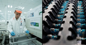 Cận cảnh dàn robort “khủng” tại nơi sản xuất điện thoại Vsmart