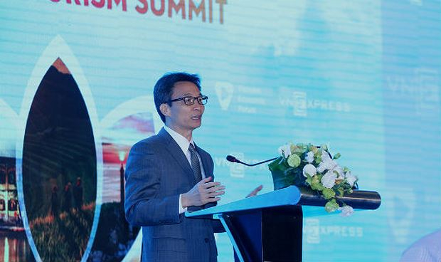Ph&oacute; Thủ tướng Vũ Đức Đam, Trưởng ban Chỉ đạo Nh&agrave; nước về Du lịch ph&aacute;t biểu bế mạc diễn đ&agrave;n