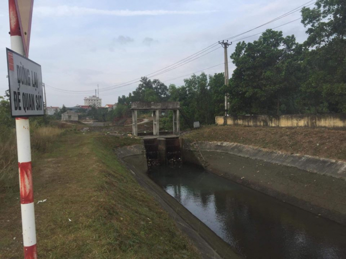 Hiện trường nơi xảy ra sự việc.