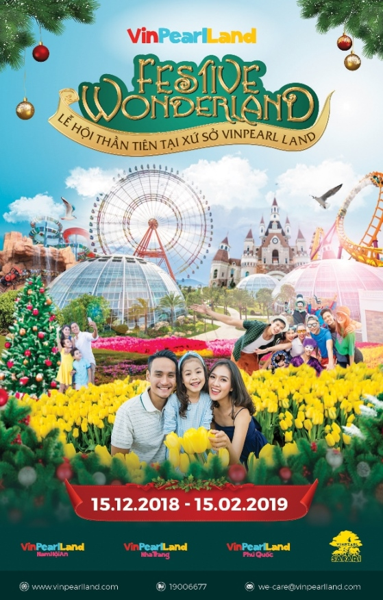 Festive Wonderland &ndash; M&ugrave;a lễ hội diệu kỳ tại thi&ecirc;n đường Vinpearl Land.