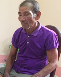 Đối tượng Kim Huỳnh tại c&ocirc;ng an. Ảnh: b&aacute;o c&ocirc;ng an TP Hồ Ch&iacute; Minh