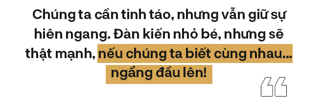 Ch&uacute;ng ta nhỏ b&eacute;, nhưng sẽ thật mạnh, nếu biết c&ugrave;ng nhau&hellip; ngẩng đầu l&ecirc;n
