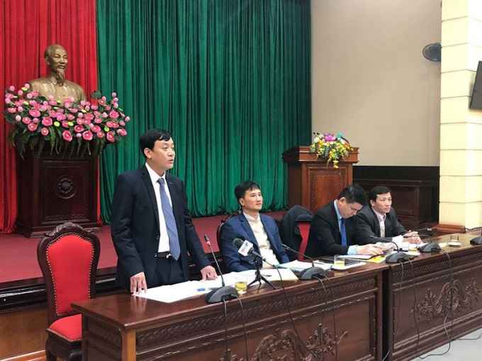 &Ocirc;ng Nguyễn Văn Dũng &ndash; Ph&oacute; Tổng Gi&aacute;m đốc Tổng C&ocirc;ng ty du lịch H&agrave; Nội th&ocirc;ng tin về trường đua ngựa dự kiến x&acirc;y dựng tại S&oacute;c Sơn&nbsp;.