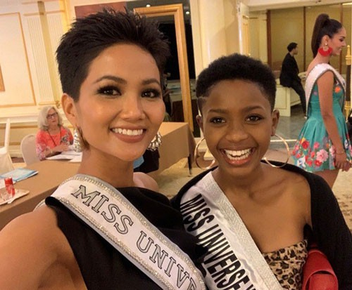 Hoa hậu H&rsquo;Hen Ni&ecirc; tại cuộc thi Miss Universe 2018. Ảnh: LỆ QUY&Ecirc;N