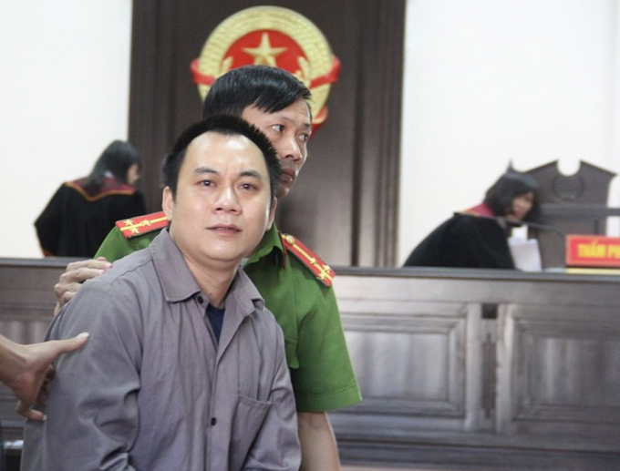 L&aacute;i xe container L&ecirc; Ngọc Ho&agrave;ng tại phi&ecirc;n ph&uacute;c thẩm.