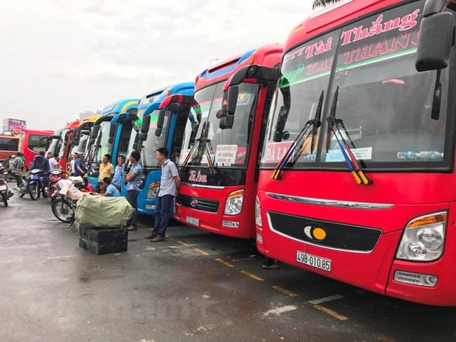 C&aacute;c đơn vị vận tải đ&atilde; l&ecirc;n kế hoạch v&agrave; sẵn s&agrave;ng đảm bảo chở kh&aacute;ch trong 2 kỳ nghỉ Tết tới đ&acirc;y. (Ảnh: Việt H&ugrave;ng/Vietnam+)