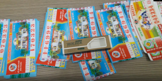 V&eacute; số m&agrave; đối tượng đ&atilde; cướp