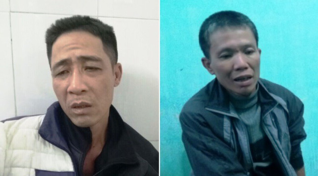 Hai đối tượng Vũ Văn Thiện v&agrave; Đỗ Văn B&igrave;nh