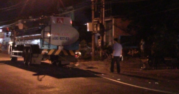 Bình Dương: Va chạm với xe bồn, 2 vợ chồng tử vong thương tâm