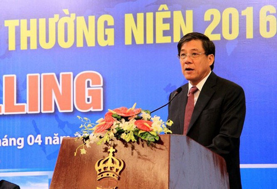 &Ocirc;ng Đỗ Văn Khạnh khi c&ograve;n đương chức Tổng Gi&aacute;m đốc PVEP .