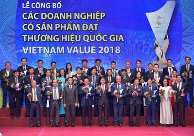 Gần 100 doanh nghiệp đạt Thương hiệu Quốc gia 2018