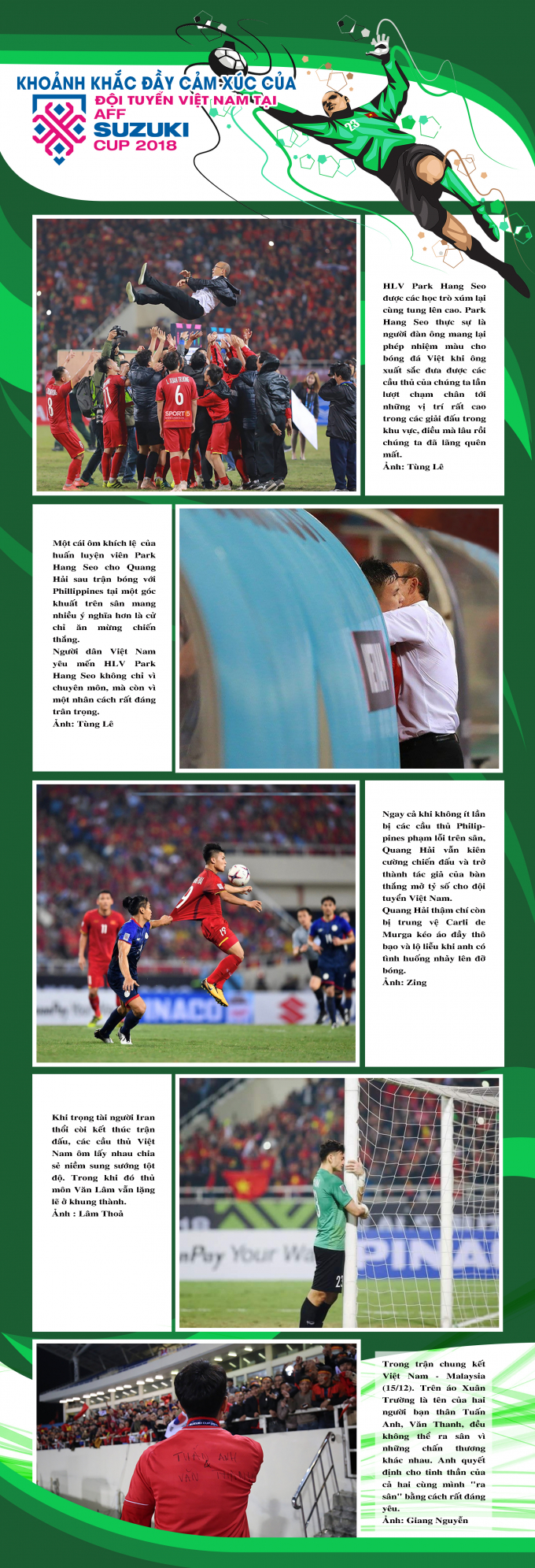 Khoảnh khắc đầy cảm x&uacute;c của đội tuyển Việt Nam tại AFF CUP 2018