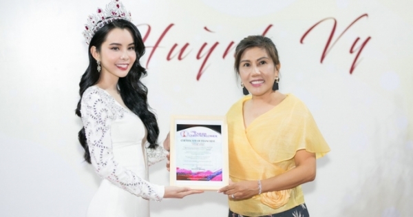 Hoa hậu Huỳnh Vy trở thành Giám đốc Quốc gia Miss Tourism Queen Worldwide VietNam