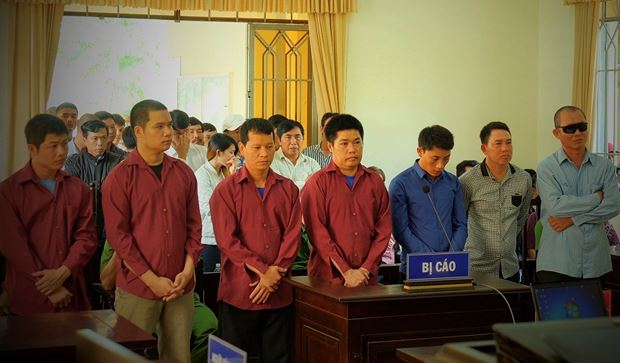 C&aacute;c bị c&aacute;o tại t&ograve;a