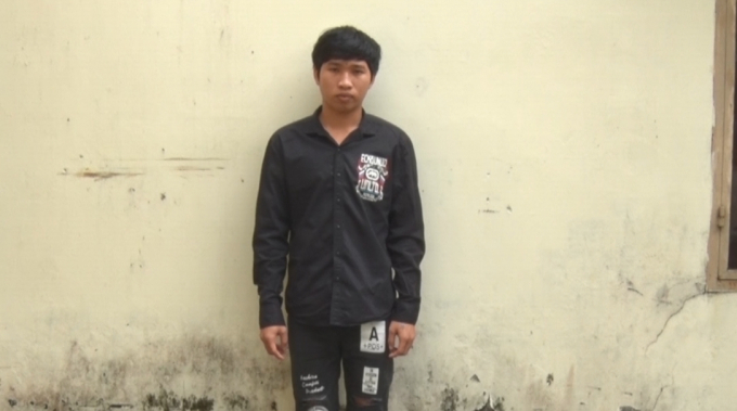 Đối tượng Q&uacute;y tại cơ quan c&ocirc;ng an.