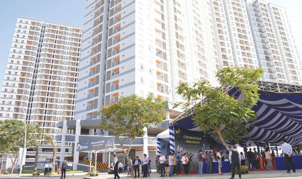 Một khu NƠXH ở TPHCM được đưa v&agrave;o hoạt động.