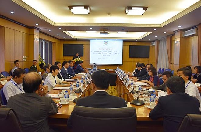 To&agrave;n cảnh Lễ khai mạc kỳ thi tuyển.