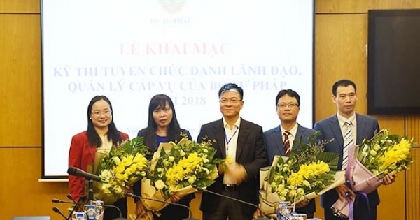 Bộ Tư pháp khai mạc kỳ thi tuyển chức danh lãnh đạo, quản lý cấp Vụ năm 2018