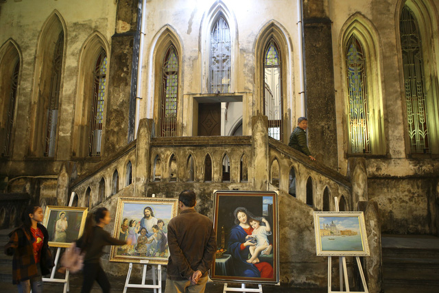 Hiện tại trong dịp mừng lễ gi&aacute;ng sinh, ở đ&acirc;y đang diễn ra một triển l&atilde;m mỹ thuật N&eacute;t đẹp c&ocirc;ng gi&aacute;o, từ 18/12/2018 - 2/1/2019.