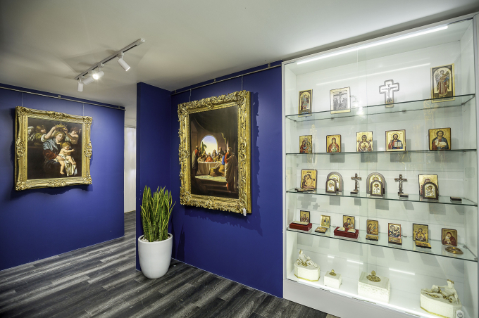 Kh&ocirc;ng gian trưng b&agrave;y decor Ch&acirc;u &Acirc;u