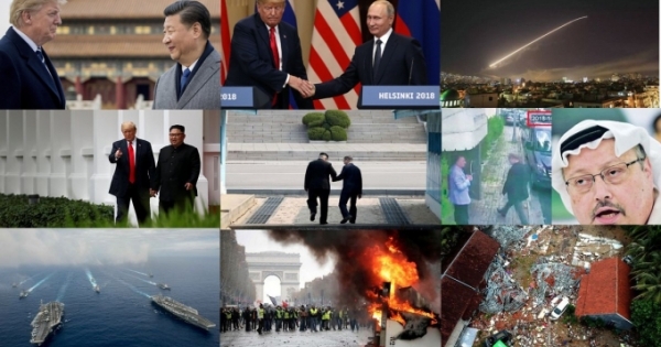 Bức tranh đầy biến động của thế giới năm 2018