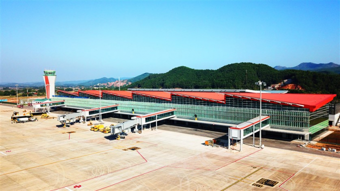 Cảng h&agrave;ng kh&ocirc;ng quốc tế V&acirc;n Đồn.