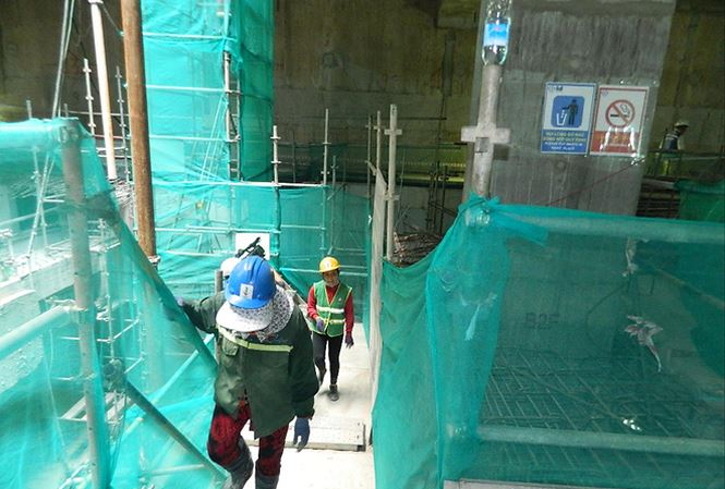 C&ocirc;ng tr&igrave;nh nh&agrave; ga nh&agrave; h&aacute;t th&agrave;nh phố thuộc dự &aacute;n tuyến Metro số 1