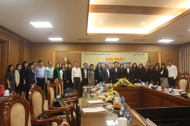 Bộ Gi&aacute;o dục v&agrave; Đ&agrave;o tạo - Bộ Tư ph&aacute;p phối hợp ng&agrave;y c&agrave;ng thực chất