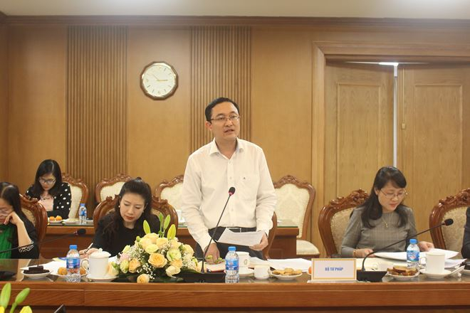 Ph&oacute; Vụ trưởng Vụ Phổ biến, gi&aacute;o dục ph&aacute;p luật Phan Hồng Nguy&ecirc;n mong đẩy mạnh phổ biến, gi&aacute;o dục ph&aacute;p luật trong trường học