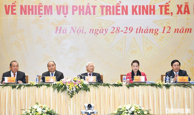 Hội nghị to&agrave;n quốc Ch&iacute;nh phủ với c&aacute;c địa phương năm 2018