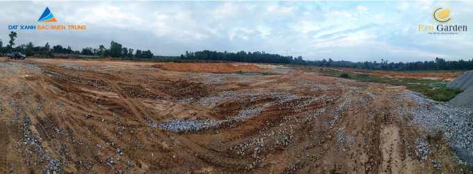 Eco Garden c&oacute; t&iacute;nh ph&aacute;p l&yacute; r&otilde; r&agrave;ng đang được n&acirc;ng c&ocirc;ng suất ho&agrave;n thiện mặt bằng trước&nbsp;tiến độ.
