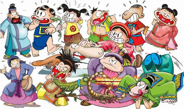 C&aacute;c nh&acirc;n vật trong truyện Thần đồng đất Việt.