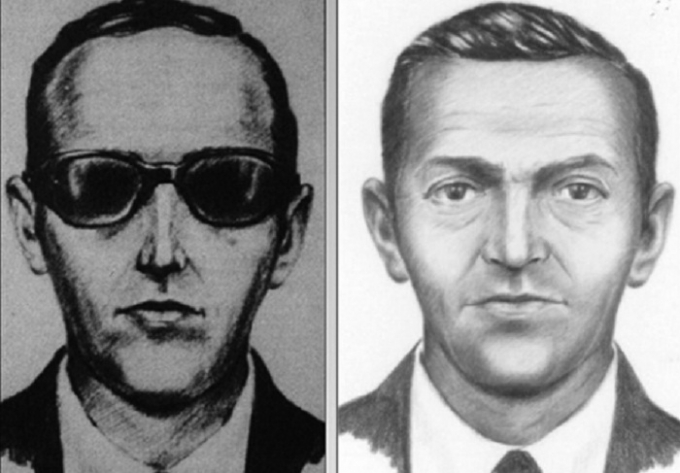 Ch&acirc;n dung Dan Cooper dp FBI ph&aacute;c thảo.``