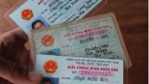 Từ tháng 12 sẽ thu, hủy Chứng minh nhân dân hỏng, bong tróc