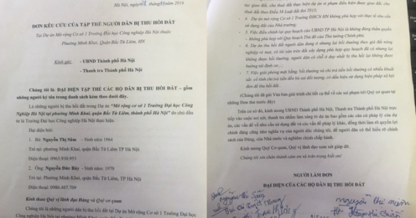 Dự án mở rộng Trường Đại học Công nghiệp Hà Nội: Người dân đến UBND TP Hà Nội đề nghị giải quyết