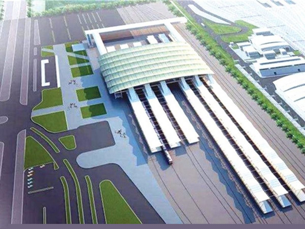 Phối cảnh ga Ngọc Hồi. Ảnh: Báo Pháp luật Dân sinh