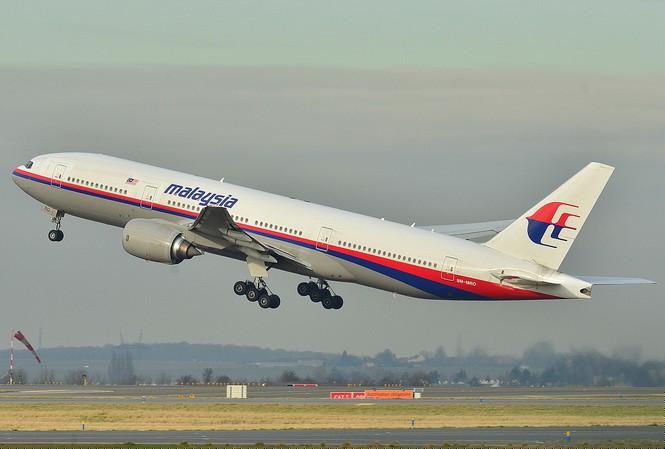 Chiếc máy bay MH-370 của Malaysian Airlines. Ảnh chụp năm 2011.