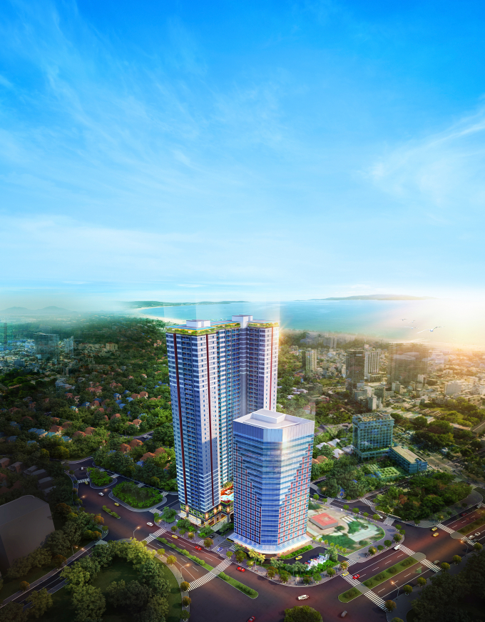 Phối cảnh dự án Grand Center Quy Nhon.