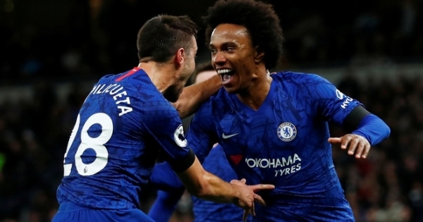 Người hâm mộ phát cuồng với siêu phẩm không thể cản phá của Willian vào lưới Tottenham