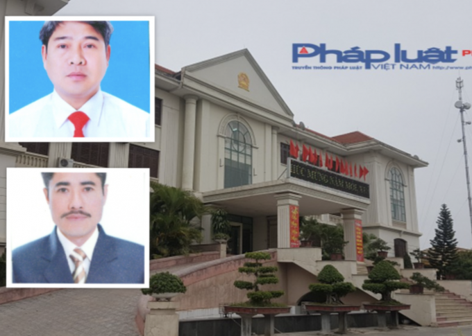 Hai vị lãnh đạo của Thị trấn Chờ bị kỷ luật. Ảnh Chí Kiên.