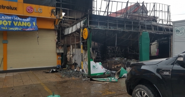 “Bà hỏa” thiêu rụi hàng hóa trị giá hơn 3 tỷ đồng tại siêu thị mini tại Hà Tĩnh